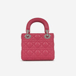 Dior Mini Lady Dior Raspberry Lambskin CGHW