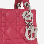 Dior Mini Lady Dior Raspberry Lambskin CGHW