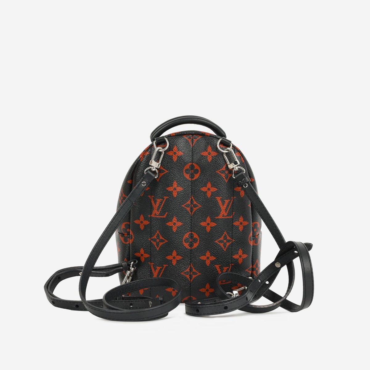 Louis Vuitton - Mini Palm Springs Backpack - Black/Red Infrarouge SHW - Pre Loved - 2017