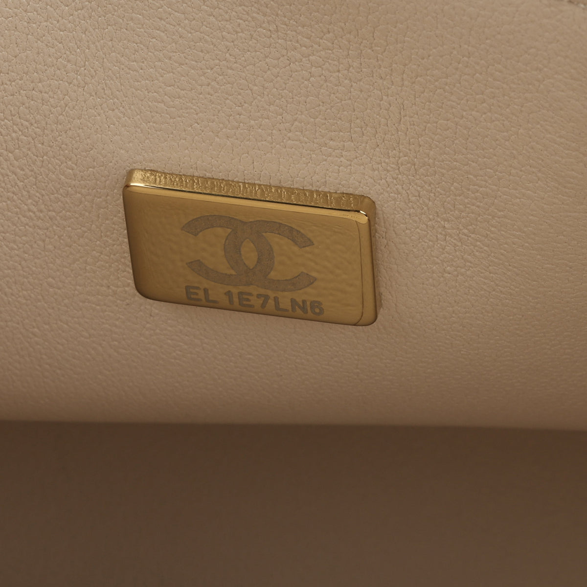 Chanel Small Classic Flap - Ecru Caviar | Champagne Gold Hardware