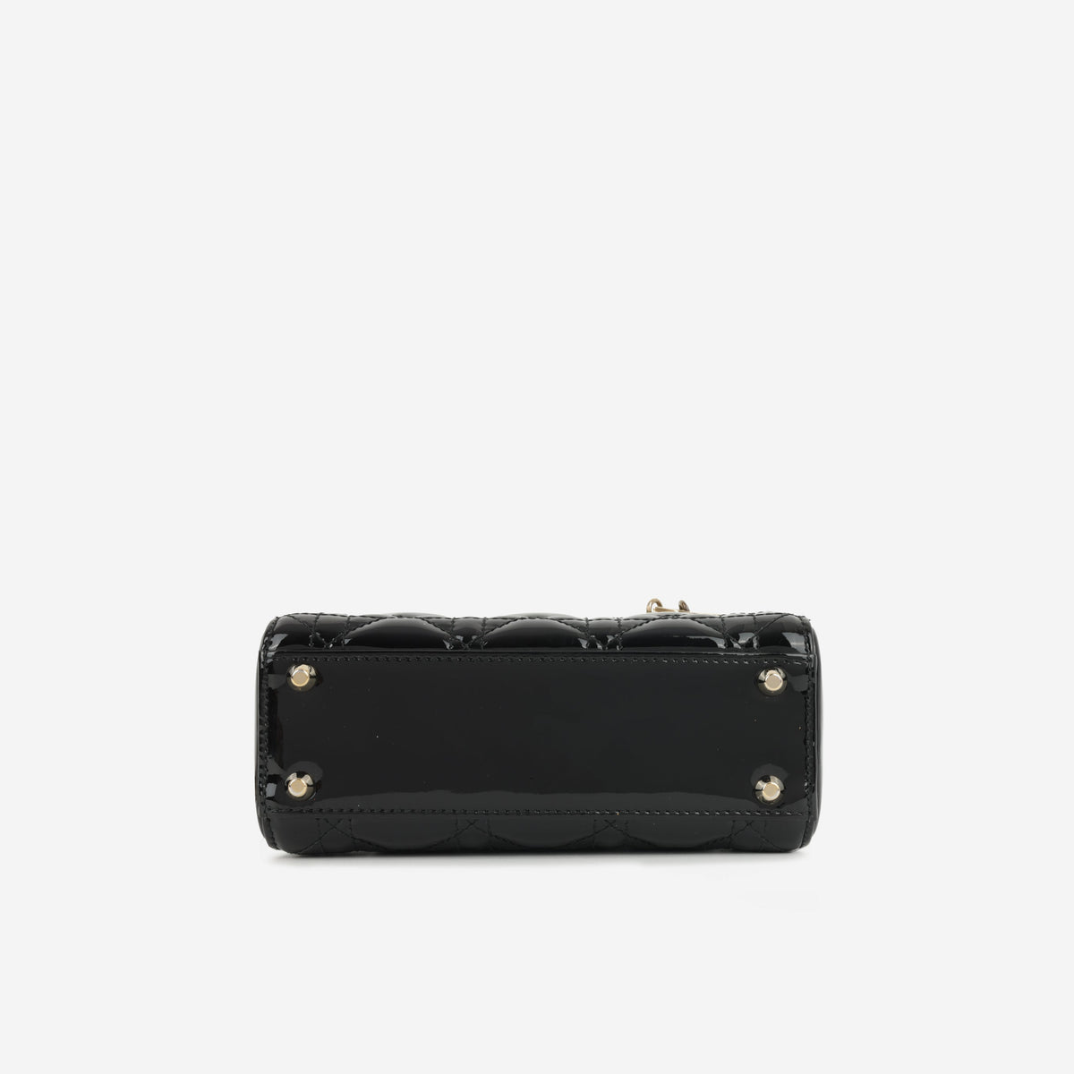 Dior Mini Lady Dior Black Patent | Gold Hardware