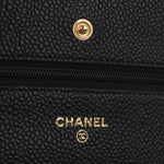 Chanel Classic Wallet on Chain - Black Caviar | Gold Hardware