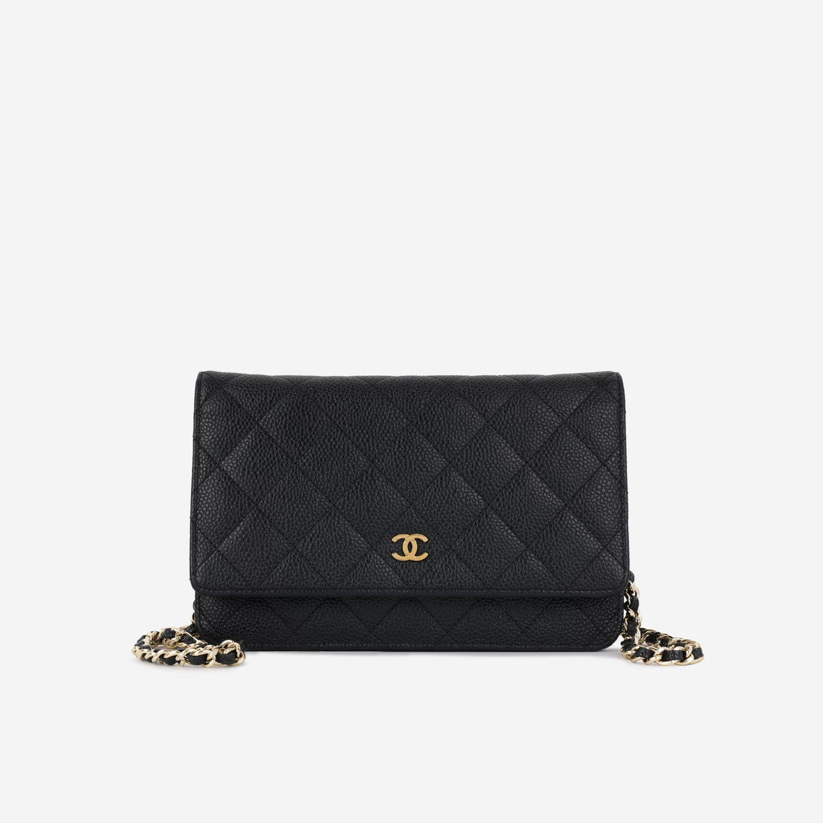 Chanel Classic Wallet on Chain - Black Caviar | Gold Hardware
