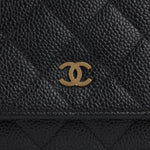 Chanel Classic Wallet on Chain - Black Caviar | Gold Hardware