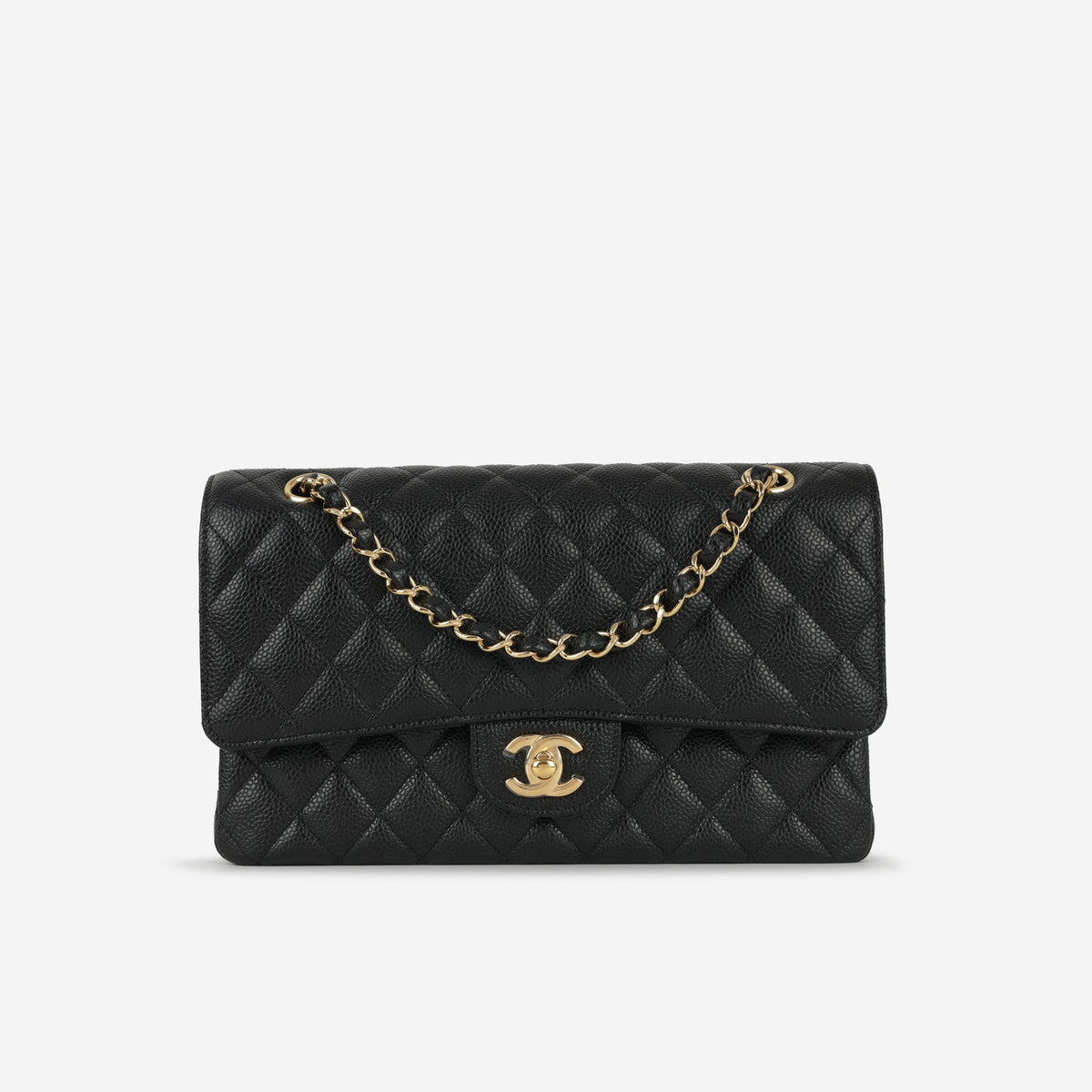 Chanel Medium Classic Flap Black Caviar | Gold Hardware