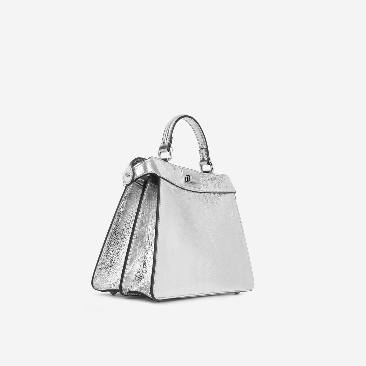 Fendi - Peekaboo ISeeU - Metallic Silver SHW - Pre-Loved