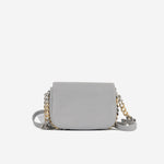 Chanel Seasonal Chain Flap Bag - Grey Calfskin | Gold & Silver Hardware