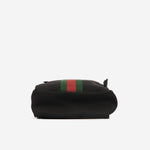 Gucci - Techno Backpack - Black Nylon Red/Green Stripe SHW - Brand New