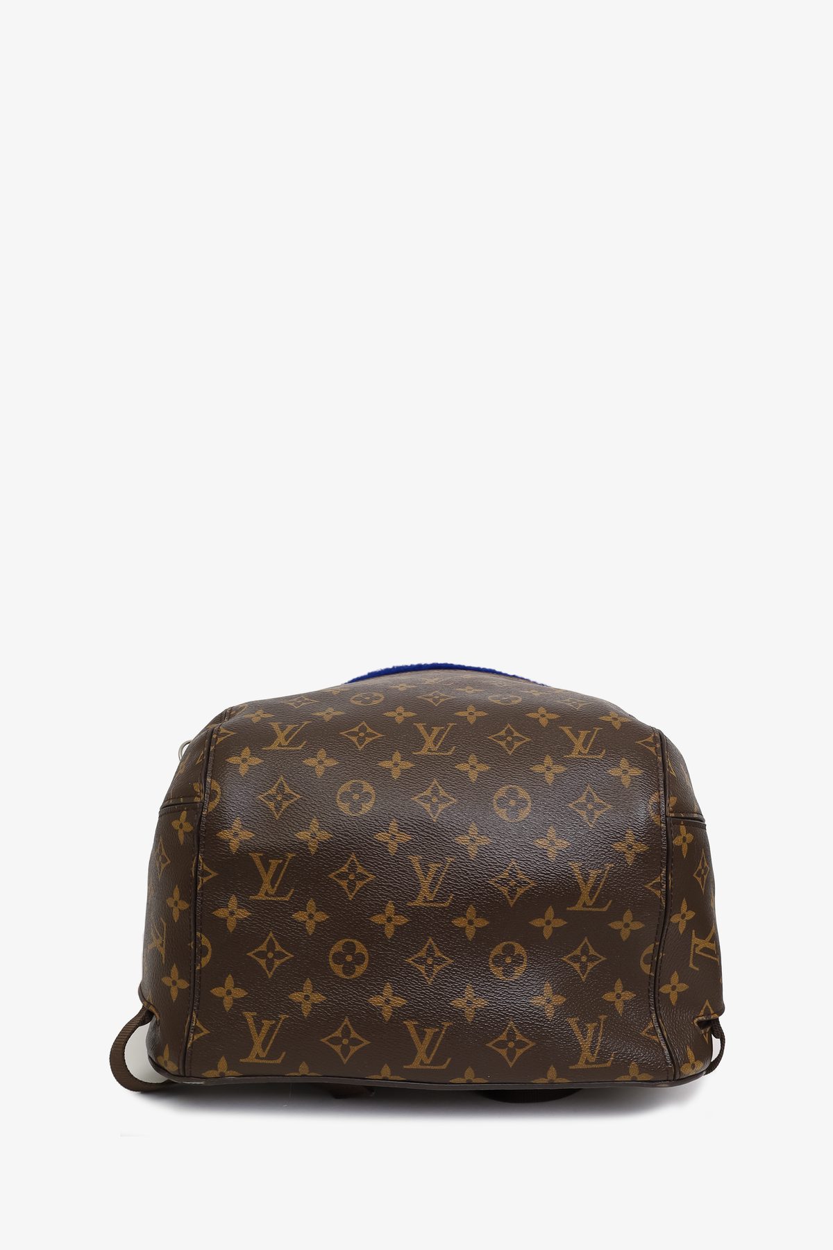 Louis Vuitton x Marc Newson 2015 Brown/Blue Monogram Shearling Backpack