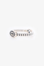 Gucci Sterling Silver Thin Interlocking G Ring