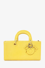 Christian Dior 2016 Lizard Leather Medium D-Joy Bag with Strap