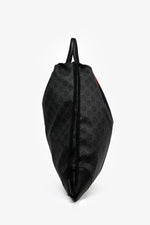 Gucci Black Canvas GG Supreme Drawstring Backpack