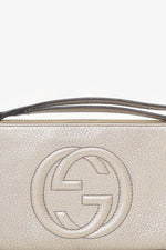 Gucci Gold Leather Wristlet