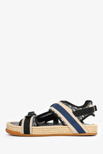 Christian Dior Navy Oblique Espadrille Sandals Size 43 Mens