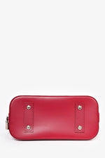 Louis Vuitton 2014 Raspberry Red Epi Leather Alma BB Top Handle with Strap