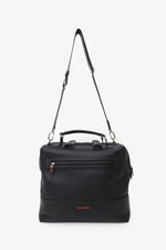 Christian Dior Black Grained Leather Duffle Bag With Strap