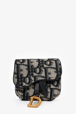 Christian Dior Navy Oblique Airpod Case