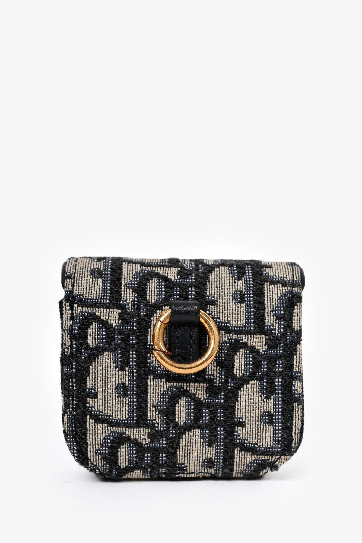 Christian Dior Navy Oblique Airpod Case