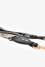 Christian Black Logo Canvas Guitar Strap