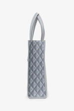 Dior Homme Grey Coated Canvas Diamond Safari Tote Bag