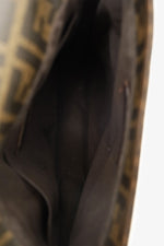 Fendi Zucca Print Canvas Crossbody Messenger Bag (As Is)