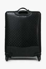 Gucci Black Guccissima Medium Luggage Suitcase