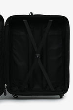 Gucci Black Guccissima Medium Luggage Suitcase
