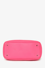 Christian Dior 2014 Pink/Red Leather Mini Diorissimo Top Handle with Strap