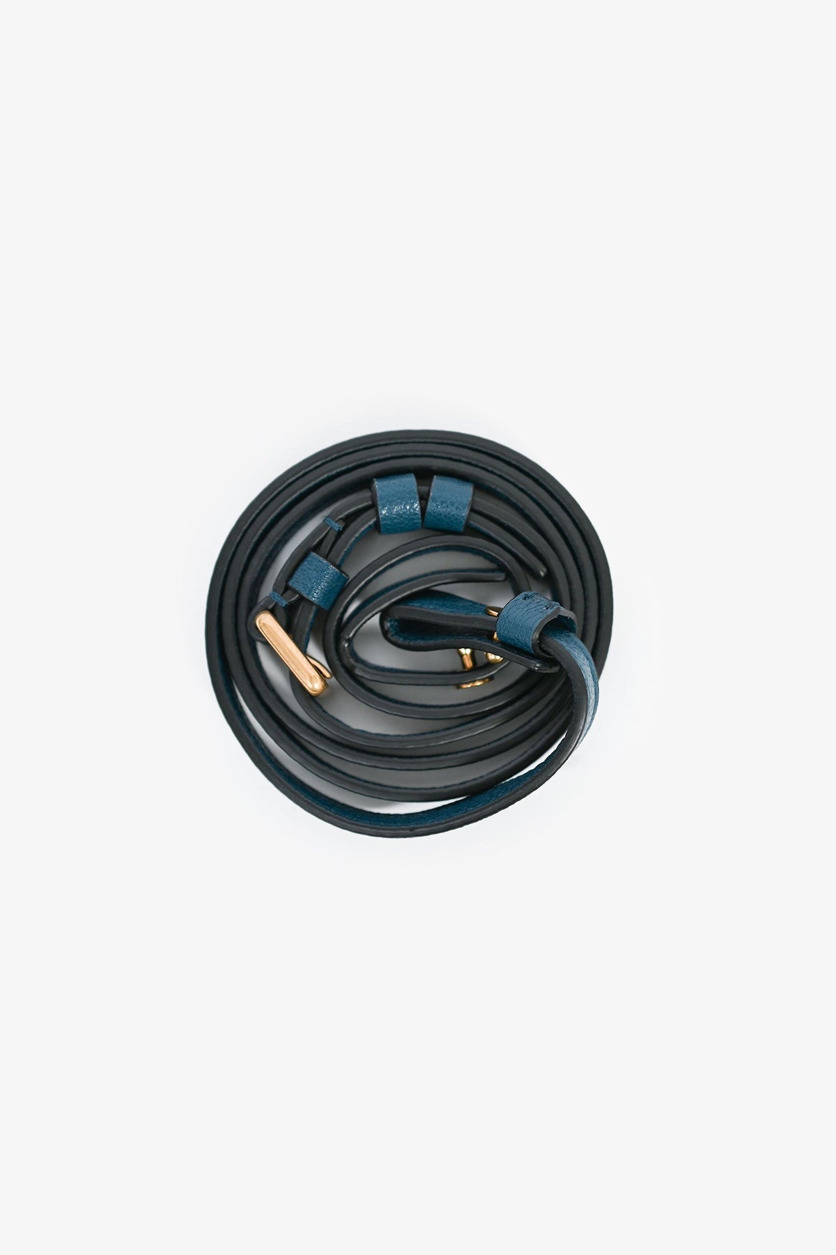 Christian Dior Teal Leather Micro Saddle Belt Bag