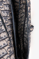 Christian Dior 2020 Navy Oblique Classic Saddle Bag with Strap