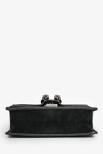 Gucci Black Suede Mini Dionysus Chain Shoulder Bag (As Is)