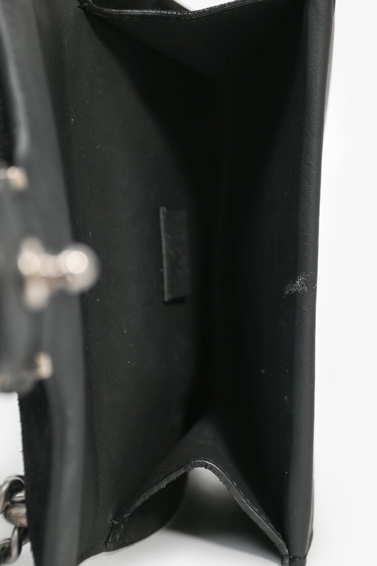 Gucci Black Suede Mini Dionysus Chain Shoulder Bag (As Is)