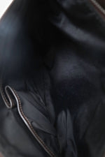 Burberry Burgundy Tonal Check Nylon Medium Maskell Hobo