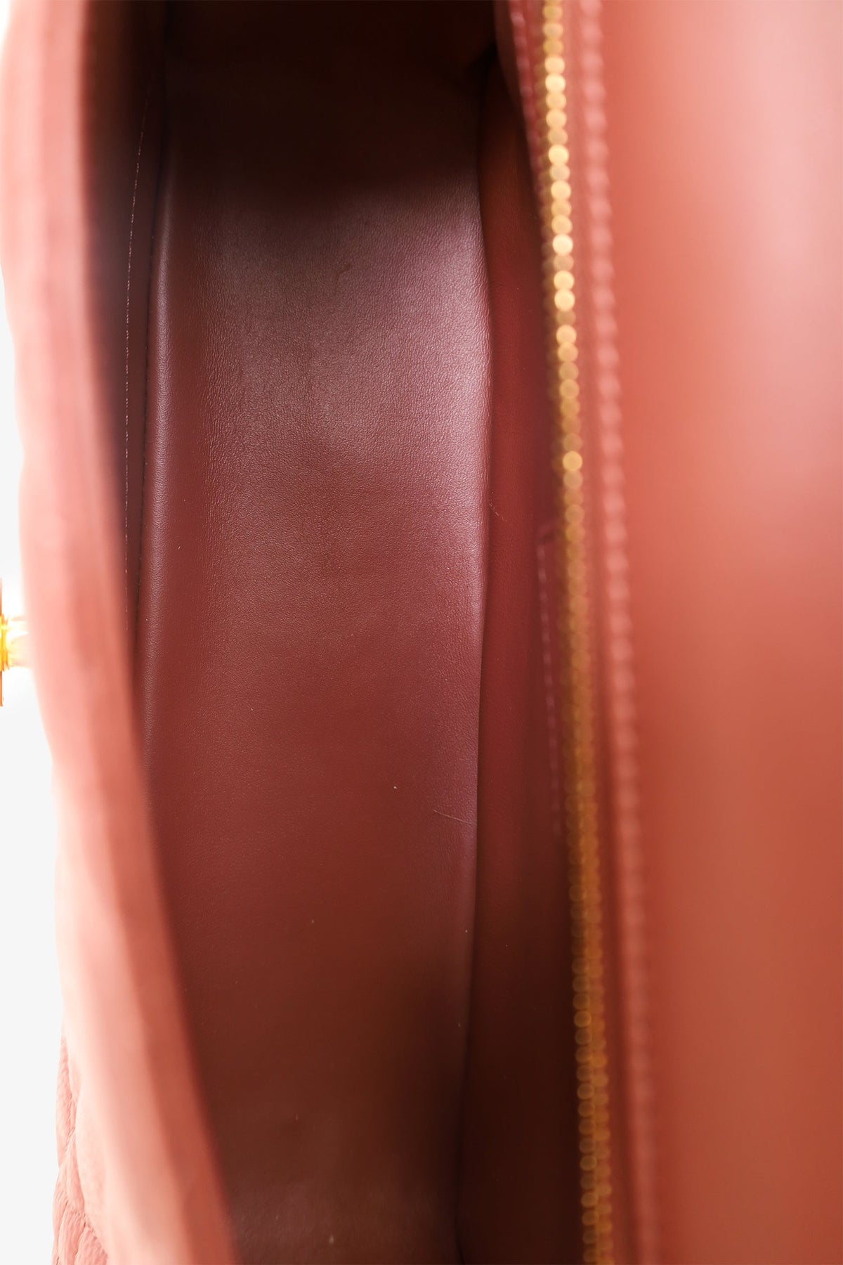 Dior 2022 Rust Cannage Leather Medium Caro Shoulder Bag