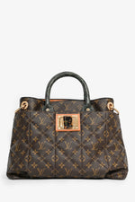 Louis Vuitton 2012 Monogram Canvas/Python/Ostrich 'Etoile Exotique' MM Bag with 2 Straps