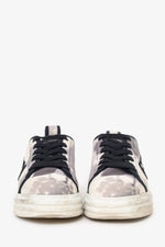 Fendi Black/White Canvas Rise Tie Dye Sneakers Size 36 (As Is)