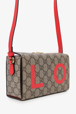 Gucci Brown GG Supreme Valentine\'s Day Mini 'Love' Trunk Box Bag