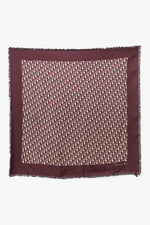 Christian Dior Blue/Brown Diortwin Reversible Oblique Silk Scarf