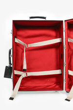 Gucci X Globe Trotter Black Web Suitcase 65