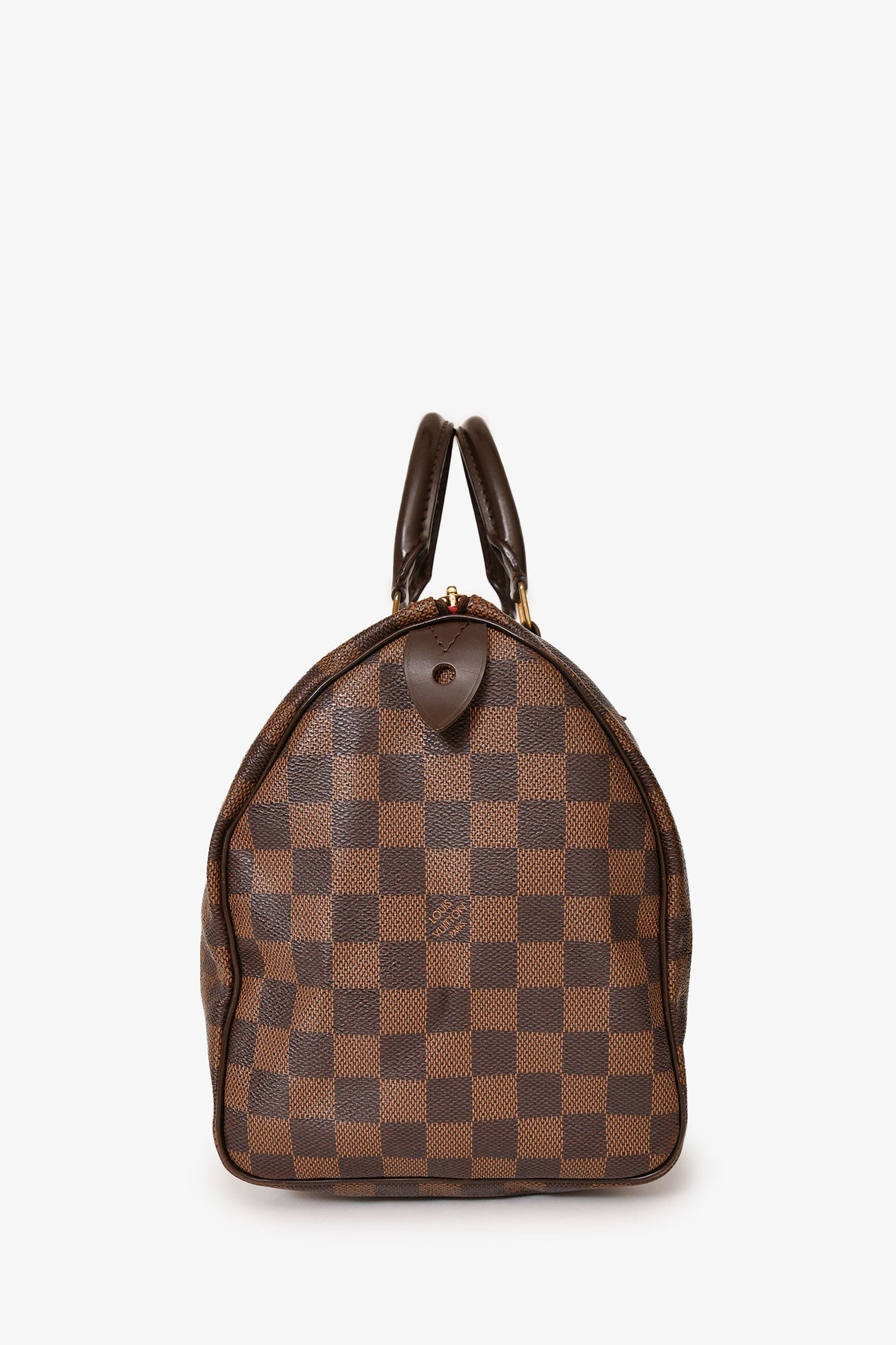 Louis Vuitton 2011 Brown Canvas/Leather Damier Ebene Speedy 30