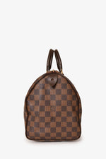 Louis Vuitton 2011 Brown Canvas/Leather Damier Ebene Speedy 30