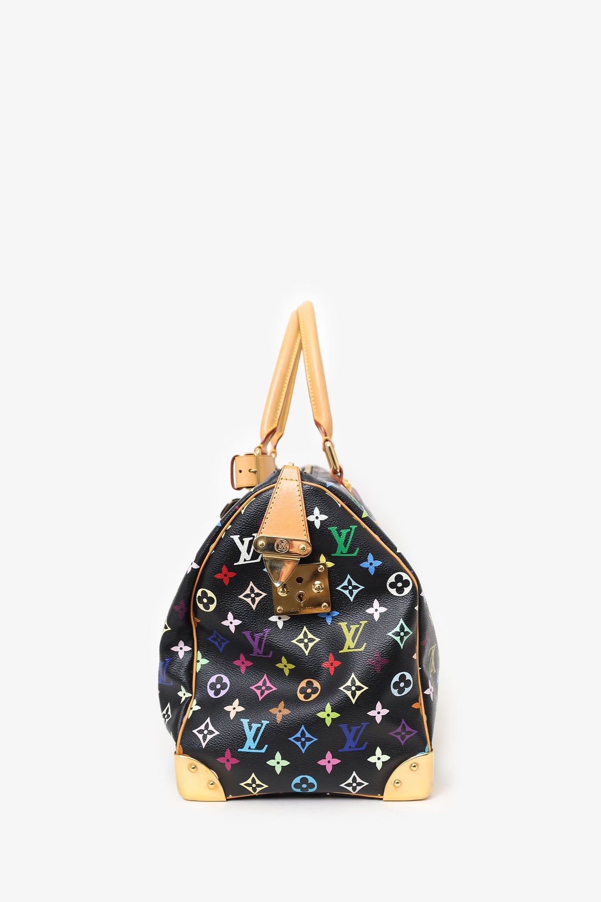 Louis Vuitton 2003 Black/Multicolour Monogram Keepall 45 Bag