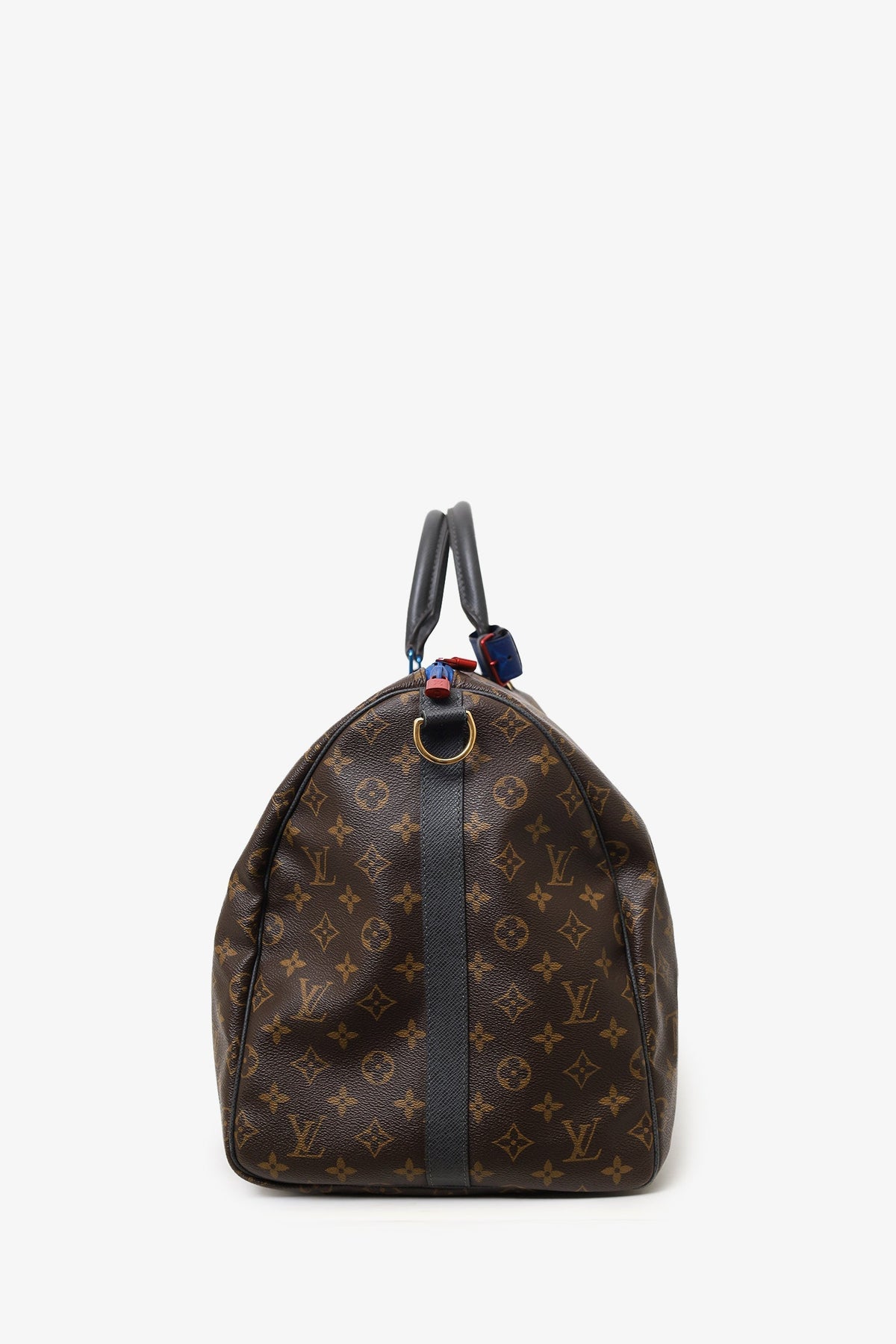 Louis Vuitton 2018 Limited Edition Monogram Taiga Outdoor Keepall Bandouliere 55 with Strap