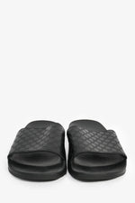 Gucci GG Embossed Rubber Pool Slides Size 39
