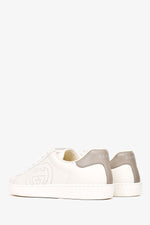 Gucci White/Grey Low Top Sneakers Size 5.5 Men
