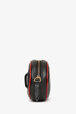 Gucci Black/Red Quilted GG Marmont Belt Bag sz 85/34