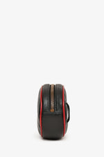Gucci Black/Red Quilted GG Marmont Belt Bag sz 85/34