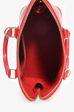 Louis Vuitton 1996 Red Epi Leather 'Alma' PM Top Handle