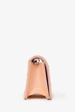 Christian Dior Pink Patent Cannage Mini 'Diorama' Pouch on Chain