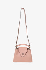 Louis Vuitton 2015 Pink Taurillon Capucines BB Top Handle Bag with Strap